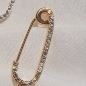 New Luv AJ Safety Pin Earring
